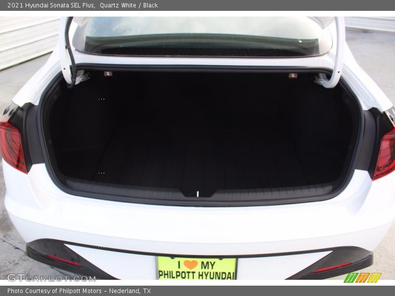Quartz White / Black 2021 Hyundai Sonata SEL Plus