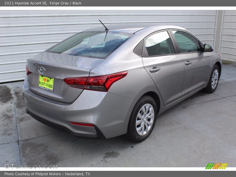Forge Gray / Black 2021 Hyundai Accent SE