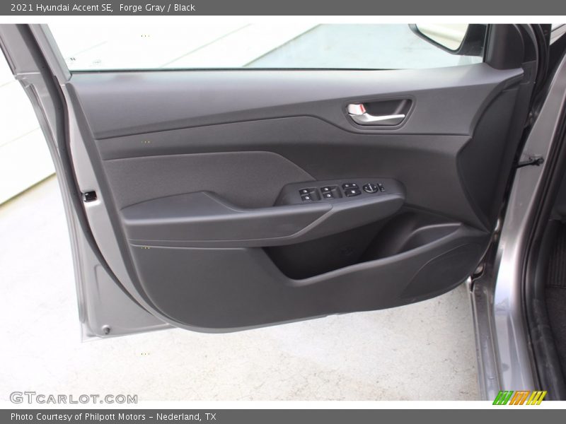 Forge Gray / Black 2021 Hyundai Accent SE