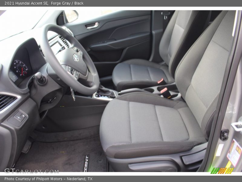Forge Gray / Black 2021 Hyundai Accent SE