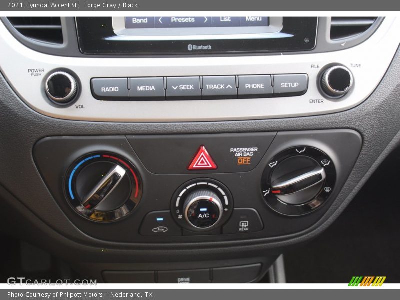 Forge Gray / Black 2021 Hyundai Accent SE