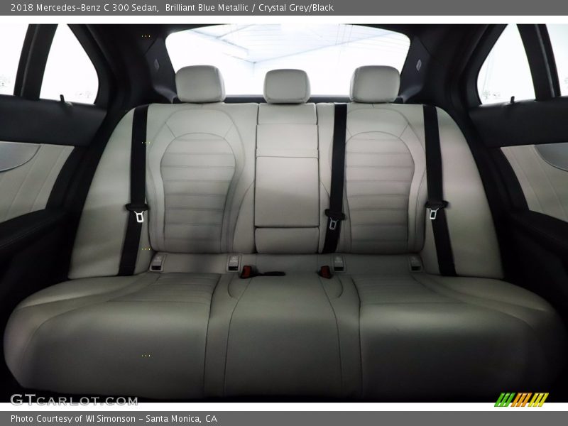 Brilliant Blue Metallic / Crystal Grey/Black 2018 Mercedes-Benz C 300 Sedan