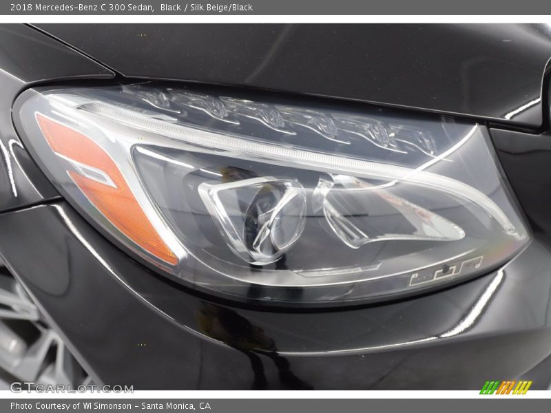 Black / Silk Beige/Black 2018 Mercedes-Benz C 300 Sedan