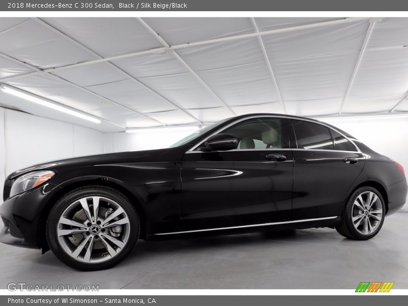 Black / Silk Beige/Black 2018 Mercedes-Benz C 300 Sedan