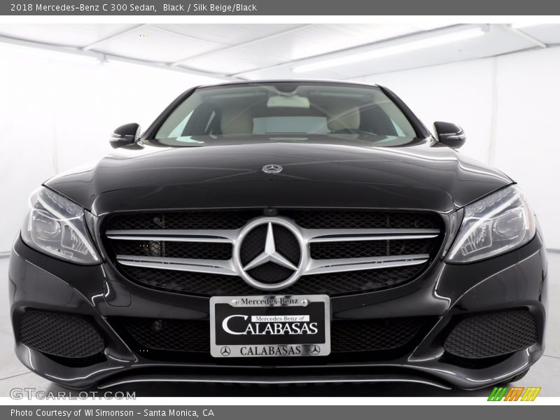 Black / Silk Beige/Black 2018 Mercedes-Benz C 300 Sedan