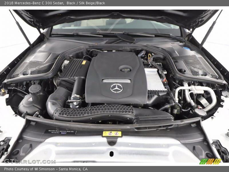 Black / Silk Beige/Black 2018 Mercedes-Benz C 300 Sedan