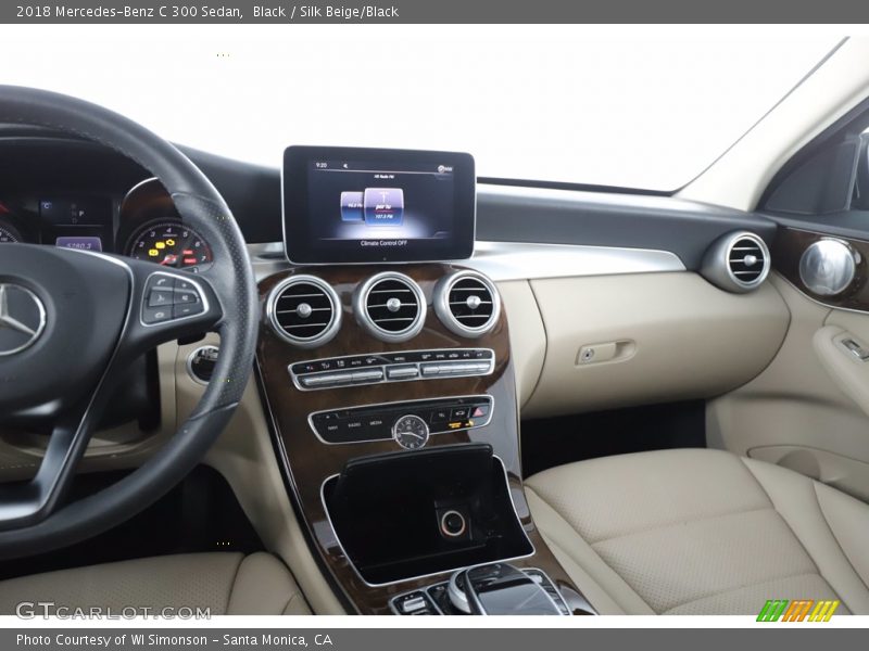 Black / Silk Beige/Black 2018 Mercedes-Benz C 300 Sedan