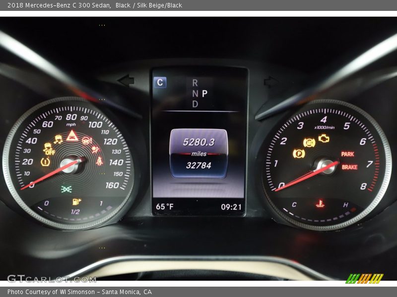 Black / Silk Beige/Black 2018 Mercedes-Benz C 300 Sedan
