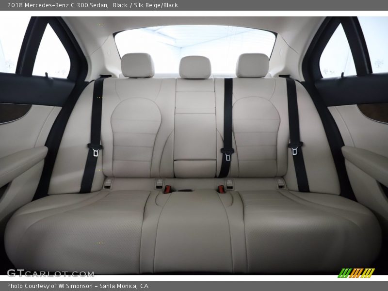 Black / Silk Beige/Black 2018 Mercedes-Benz C 300 Sedan