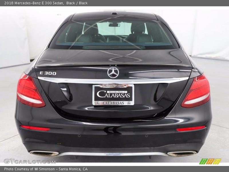 Black / Black 2018 Mercedes-Benz E 300 Sedan