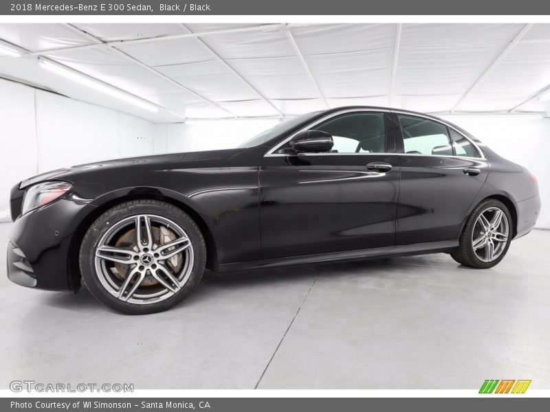 Black / Black 2018 Mercedes-Benz E 300 Sedan