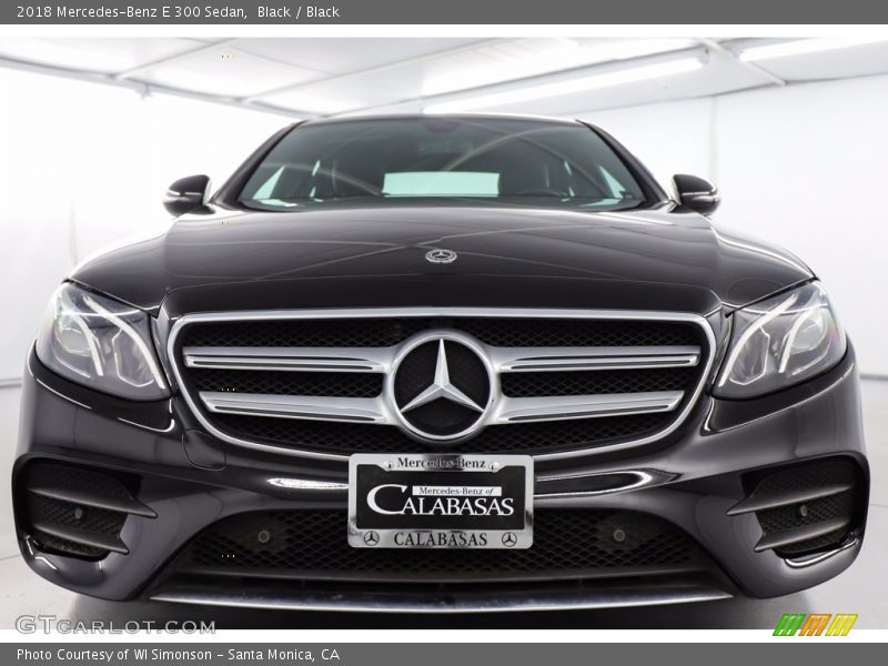 Black / Black 2018 Mercedes-Benz E 300 Sedan