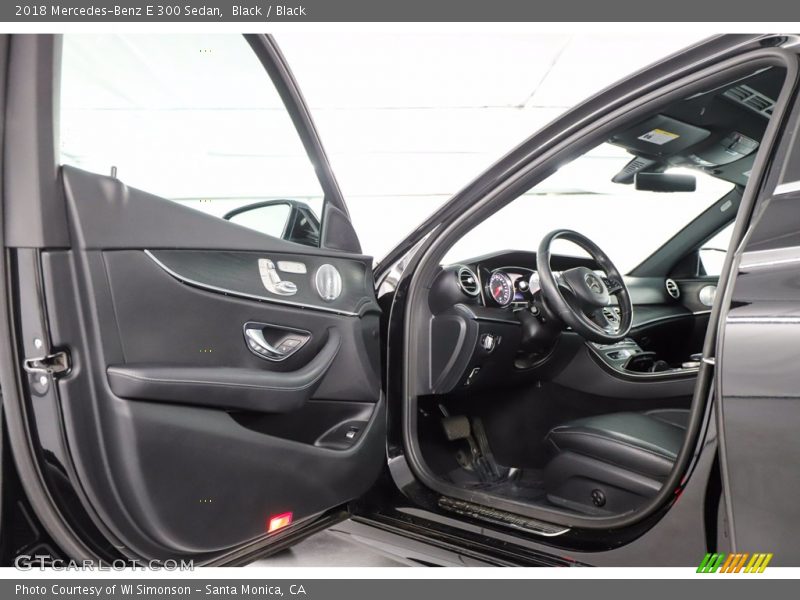 Black / Black 2018 Mercedes-Benz E 300 Sedan