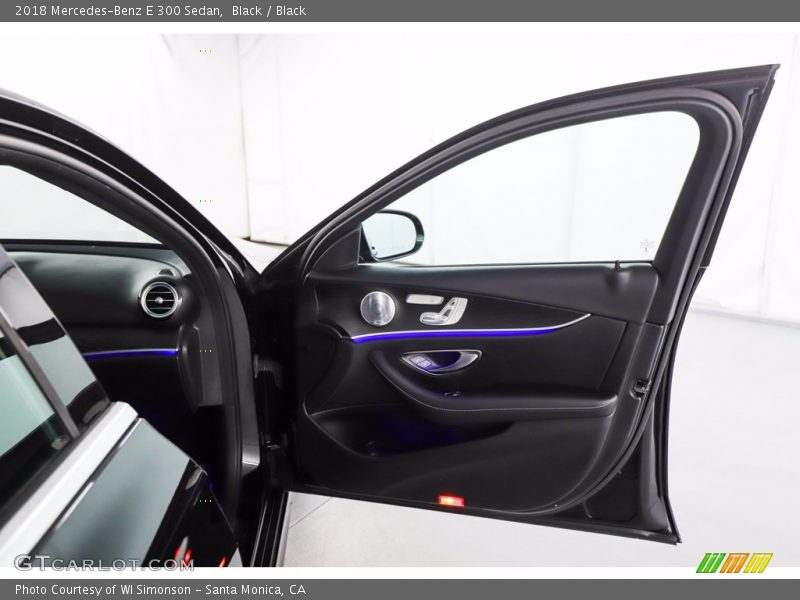 Black / Black 2018 Mercedes-Benz E 300 Sedan
