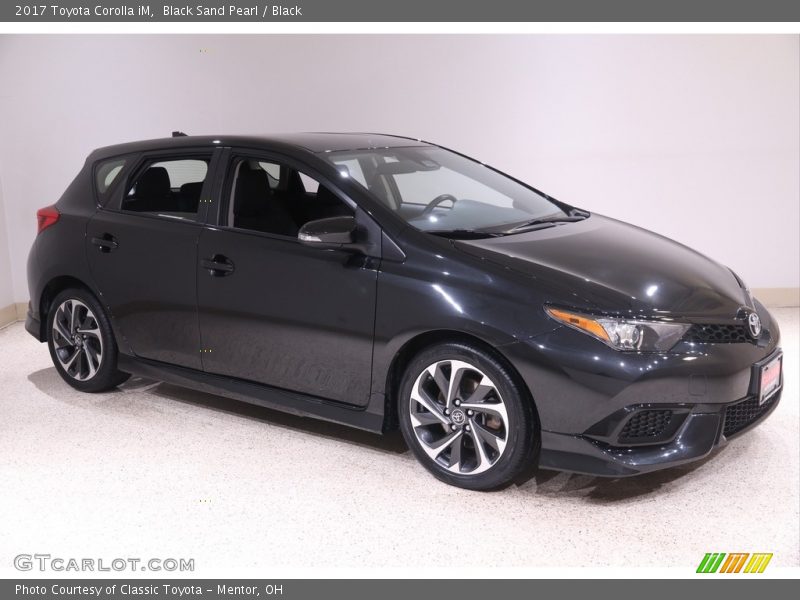 Black Sand Pearl / Black 2017 Toyota Corolla iM