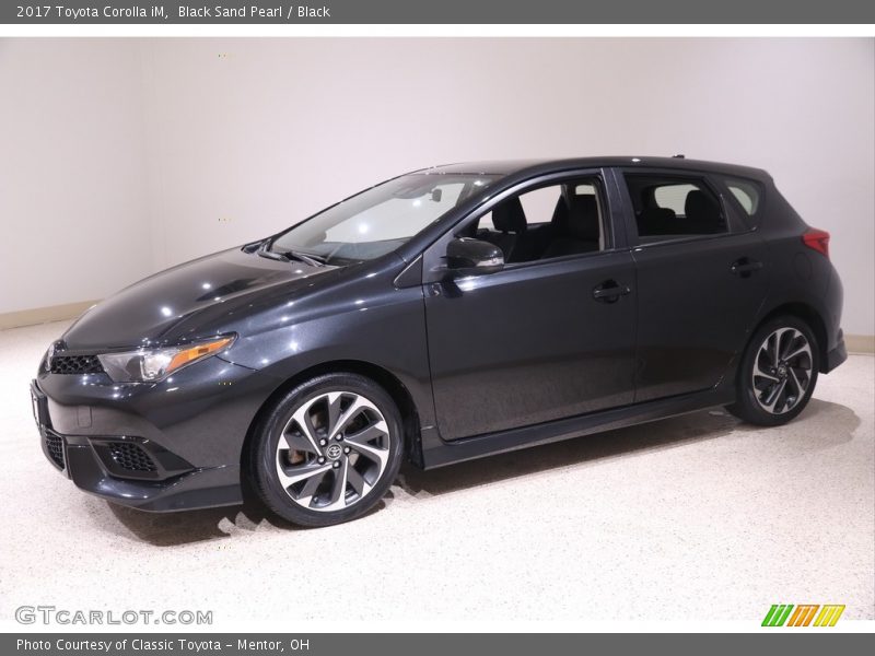 Black Sand Pearl / Black 2017 Toyota Corolla iM