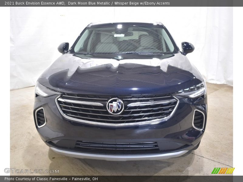 Dark Moon Blue Metallic / Whisper Beige w/Ebony Accents 2021 Buick Envision Essence AWD