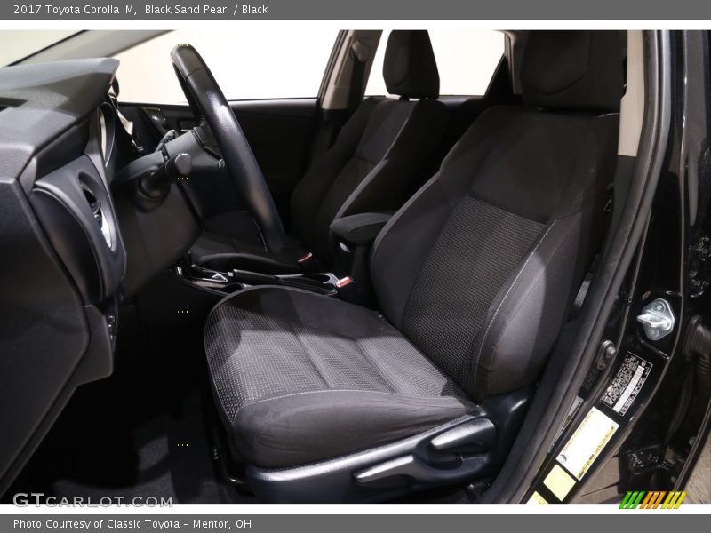 Black Sand Pearl / Black 2017 Toyota Corolla iM