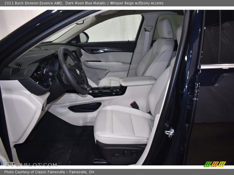 Dark Moon Blue Metallic / Whisper Beige w/Ebony Accents 2021 Buick Envision Essence AWD