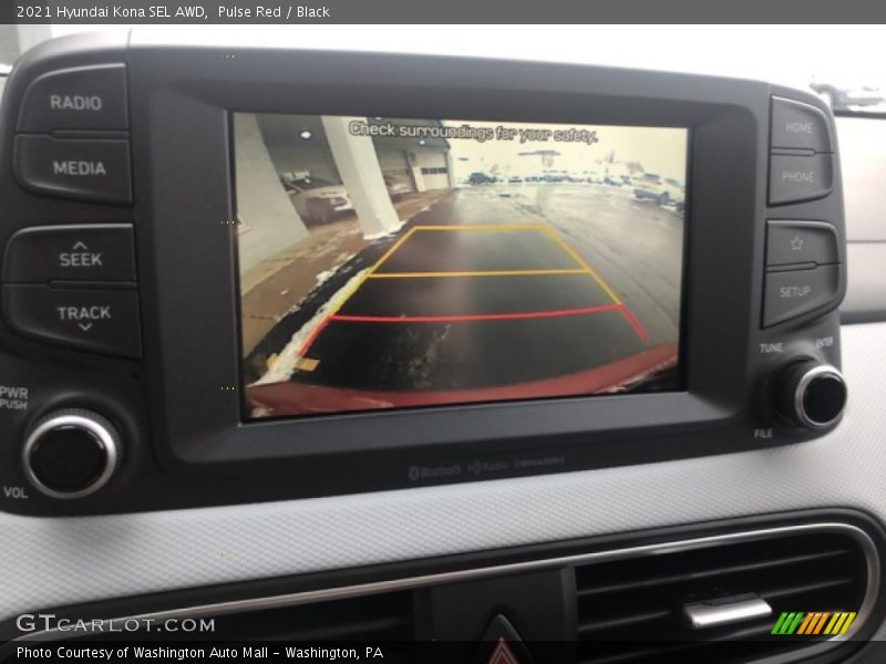 Pulse Red / Black 2021 Hyundai Kona SEL AWD