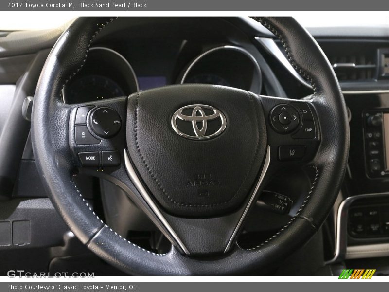 Black Sand Pearl / Black 2017 Toyota Corolla iM