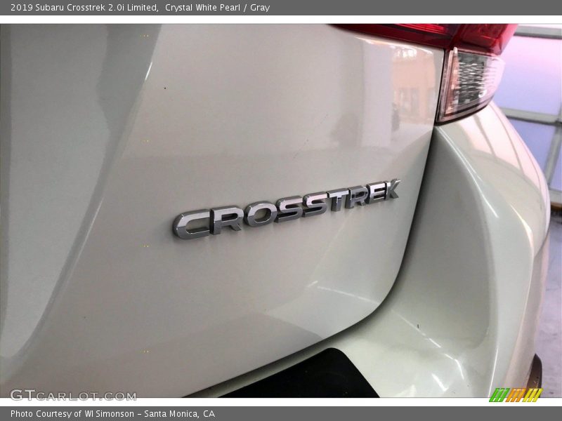 Crystal White Pearl / Gray 2019 Subaru Crosstrek 2.0i Limited