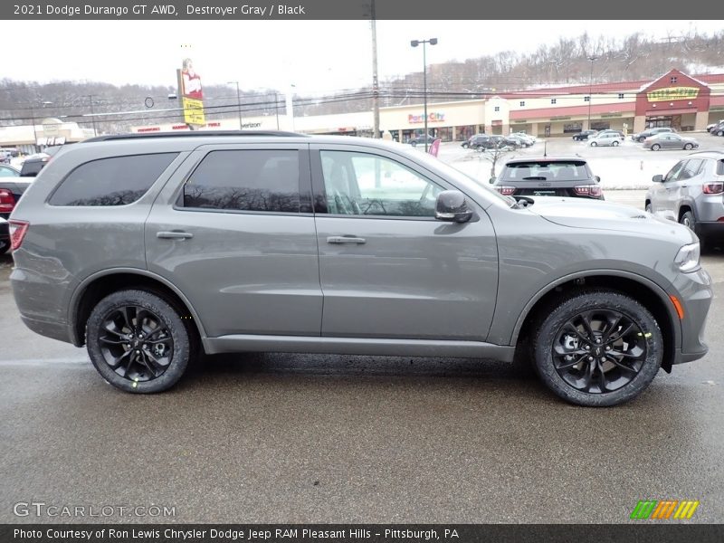 Destroyer Gray / Black 2021 Dodge Durango GT AWD