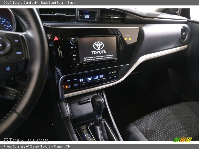 Black Sand Pearl / Black 2017 Toyota Corolla iM