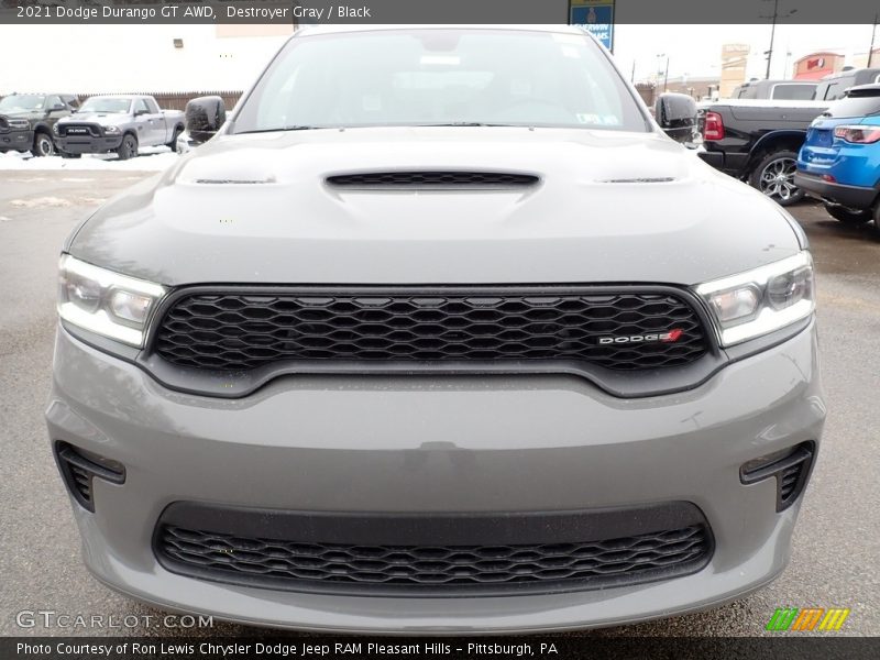 Destroyer Gray / Black 2021 Dodge Durango GT AWD