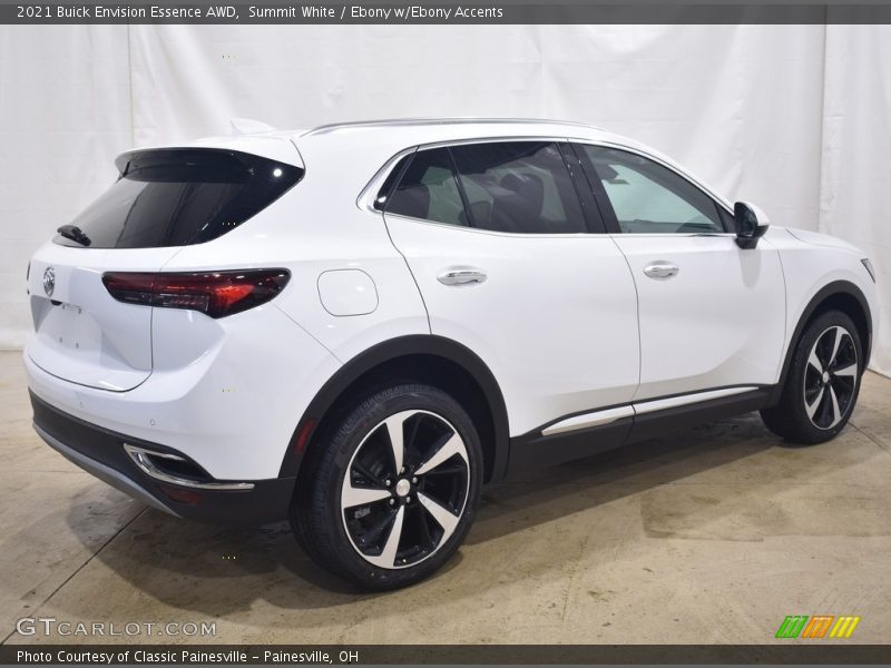 Summit White / Ebony w/Ebony Accents 2021 Buick Envision Essence AWD