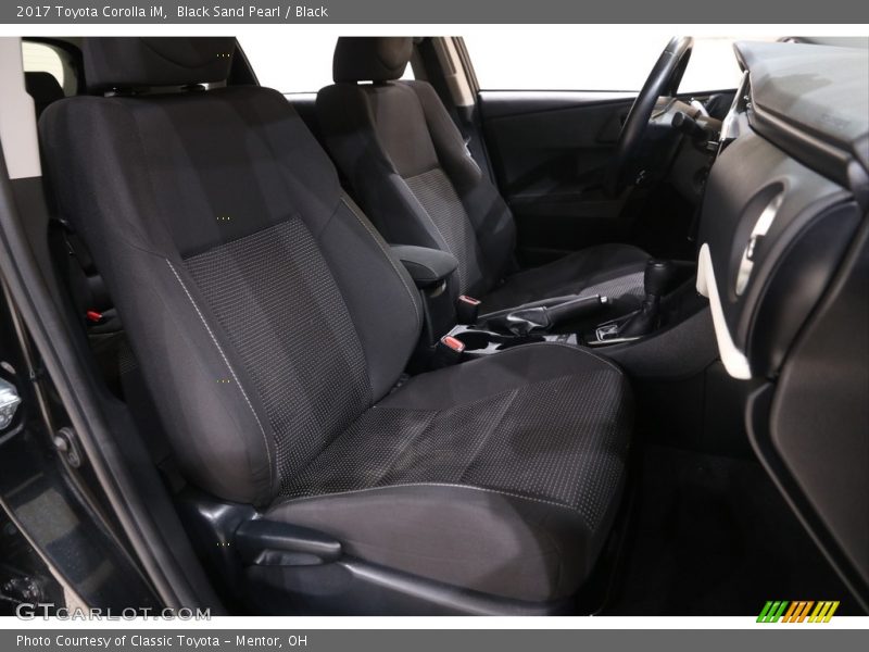 Black Sand Pearl / Black 2017 Toyota Corolla iM