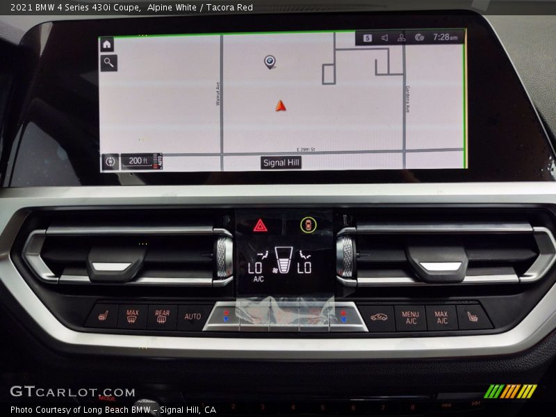 Alpine White / Tacora Red 2021 BMW 4 Series 430i Coupe