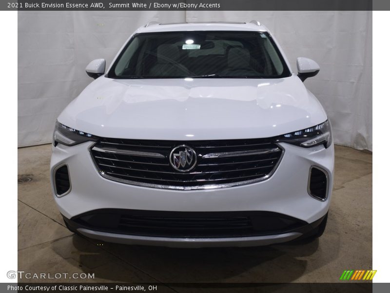 Summit White / Ebony w/Ebony Accents 2021 Buick Envision Essence AWD