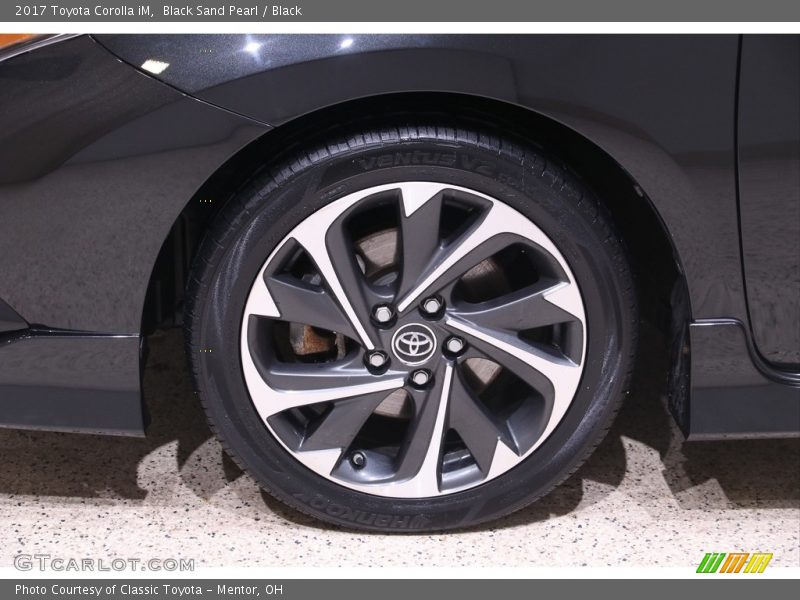 Black Sand Pearl / Black 2017 Toyota Corolla iM