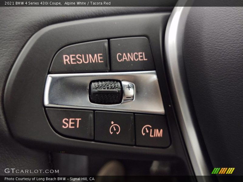 Alpine White / Tacora Red 2021 BMW 4 Series 430i Coupe