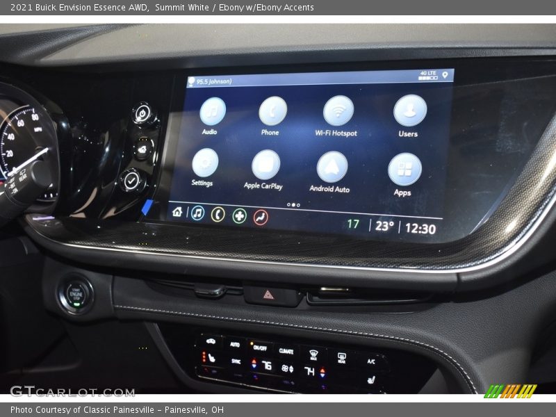 Summit White / Ebony w/Ebony Accents 2021 Buick Envision Essence AWD