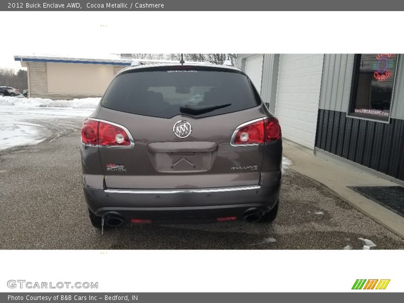 Cocoa Metallic / Cashmere 2012 Buick Enclave AWD