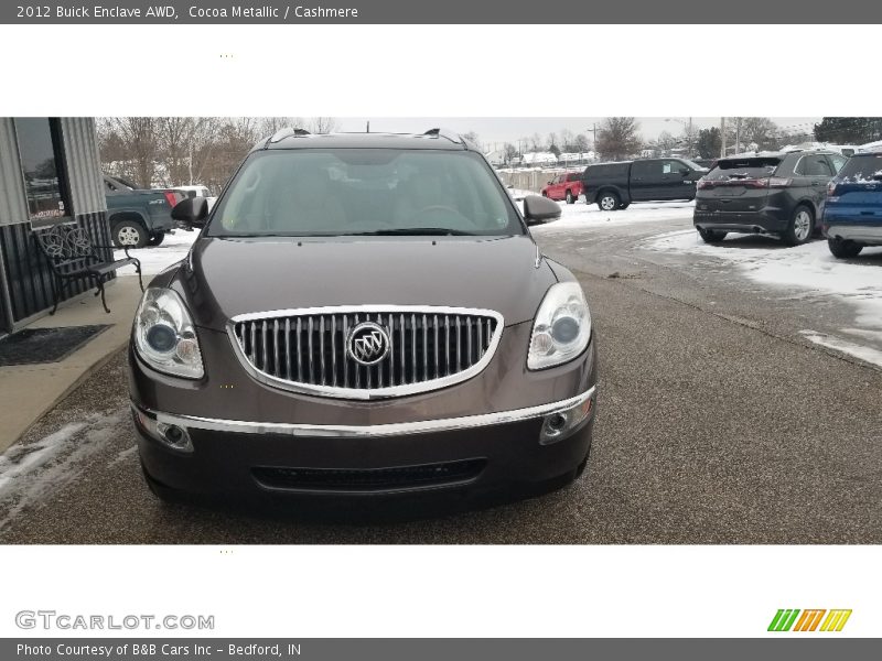 Cocoa Metallic / Cashmere 2012 Buick Enclave AWD