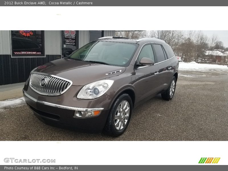 Cocoa Metallic / Cashmere 2012 Buick Enclave AWD