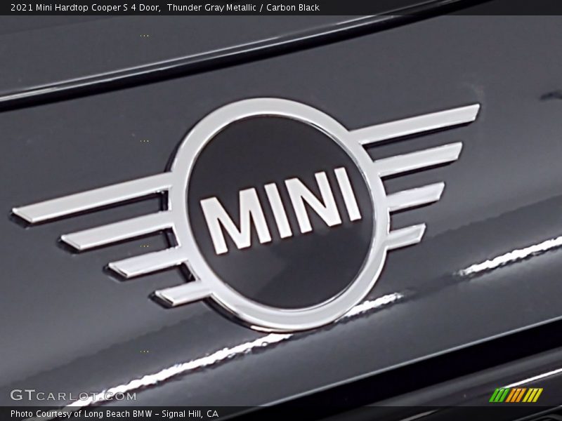 Thunder Gray Metallic / Carbon Black 2021 Mini Hardtop Cooper S 4 Door