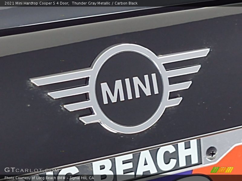 Thunder Gray Metallic / Carbon Black 2021 Mini Hardtop Cooper S 4 Door