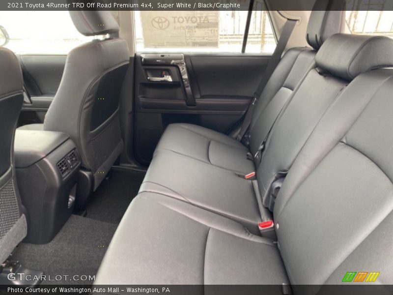Rear Seat of 2021 4Runner TRD Off Road Premium 4x4