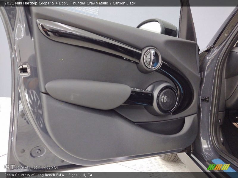 Thunder Gray Metallic / Carbon Black 2021 Mini Hardtop Cooper S 4 Door