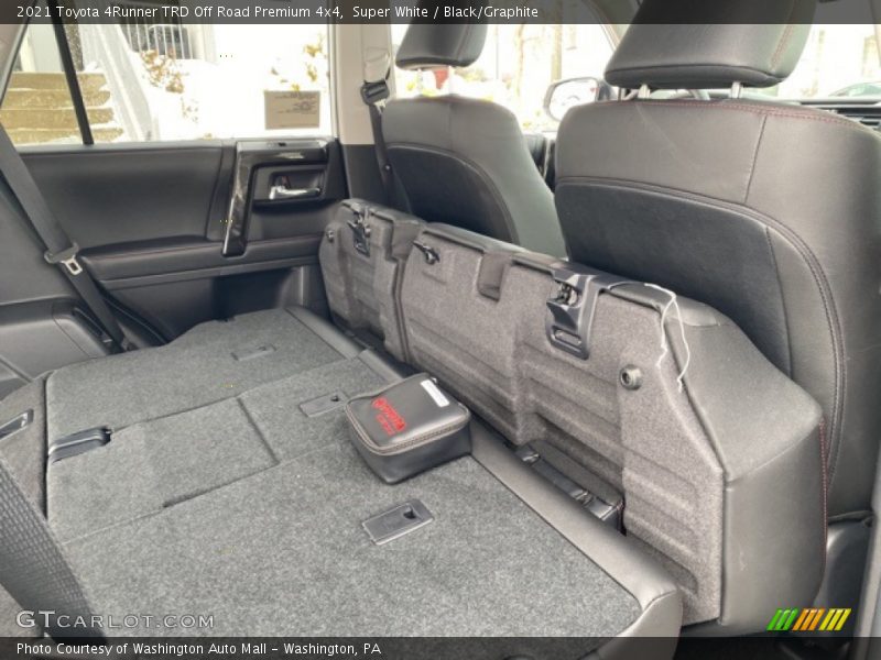 Rear Seat of 2021 4Runner TRD Off Road Premium 4x4