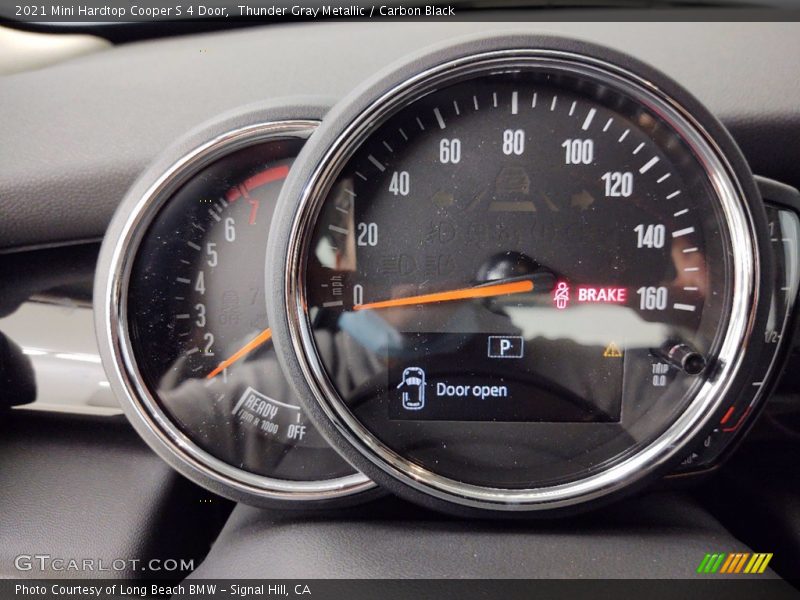 Thunder Gray Metallic / Carbon Black 2021 Mini Hardtop Cooper S 4 Door