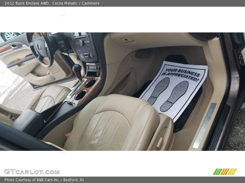 Cocoa Metallic / Cashmere 2012 Buick Enclave AWD