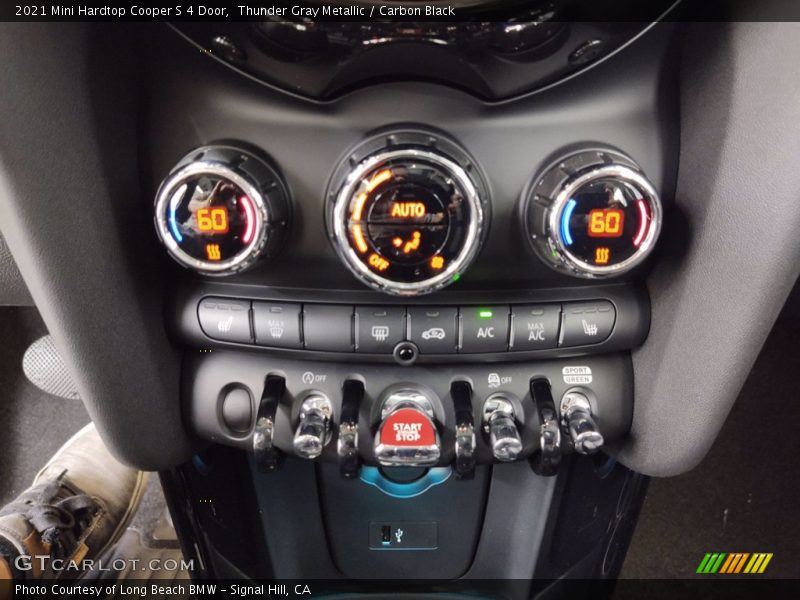 Thunder Gray Metallic / Carbon Black 2021 Mini Hardtop Cooper S 4 Door