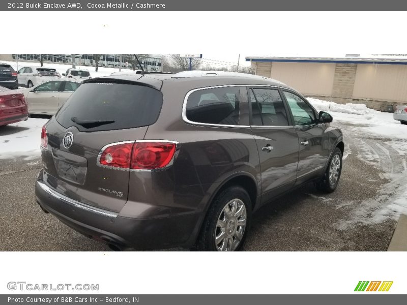 Cocoa Metallic / Cashmere 2012 Buick Enclave AWD