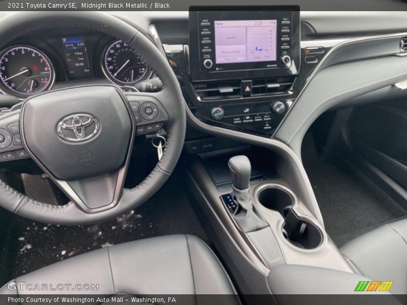 Midnight Black Metallic / Black 2021 Toyota Camry SE