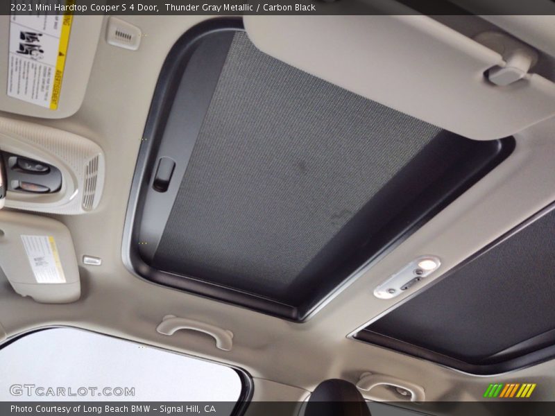 Thunder Gray Metallic / Carbon Black 2021 Mini Hardtop Cooper S 4 Door